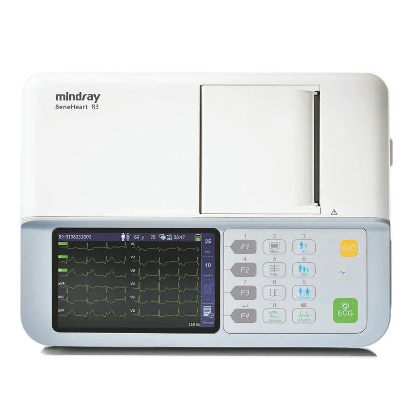ECG Mindray Beneheart R3 - Elettrocardiografo a 3-6 canali interpretativo Glasgow