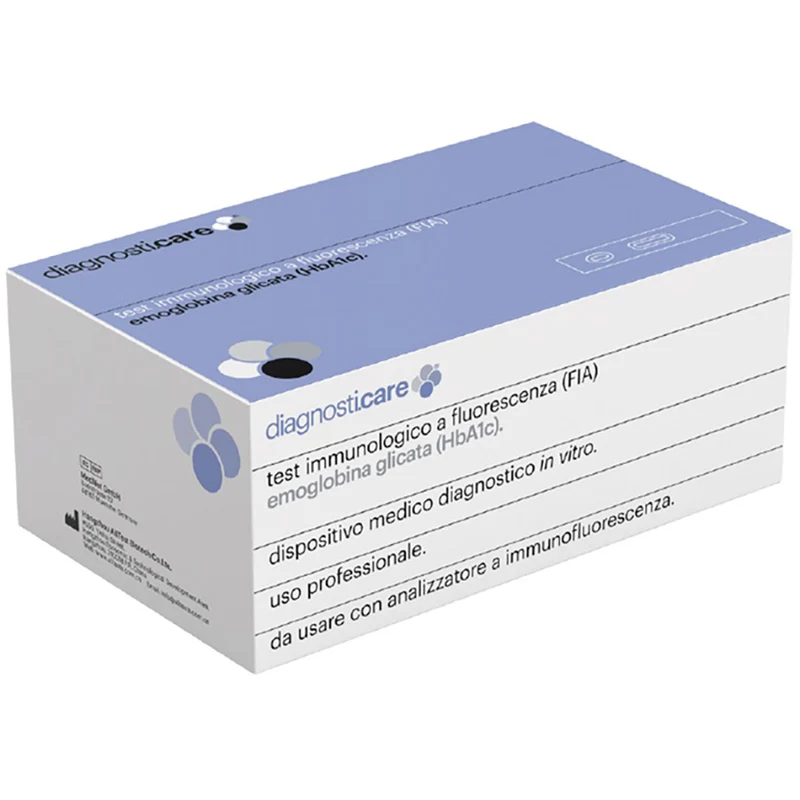 Test Emoglobina Glicata - Cassetta - per Analizzatore immunologico a fluorescenza (conf. da 10 test.)