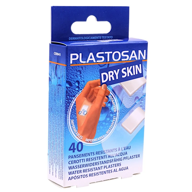 Cerotti Strips impermeabili - PLASTOSAN Dry Skin assortito 4 formati (conf. 40 pz.)