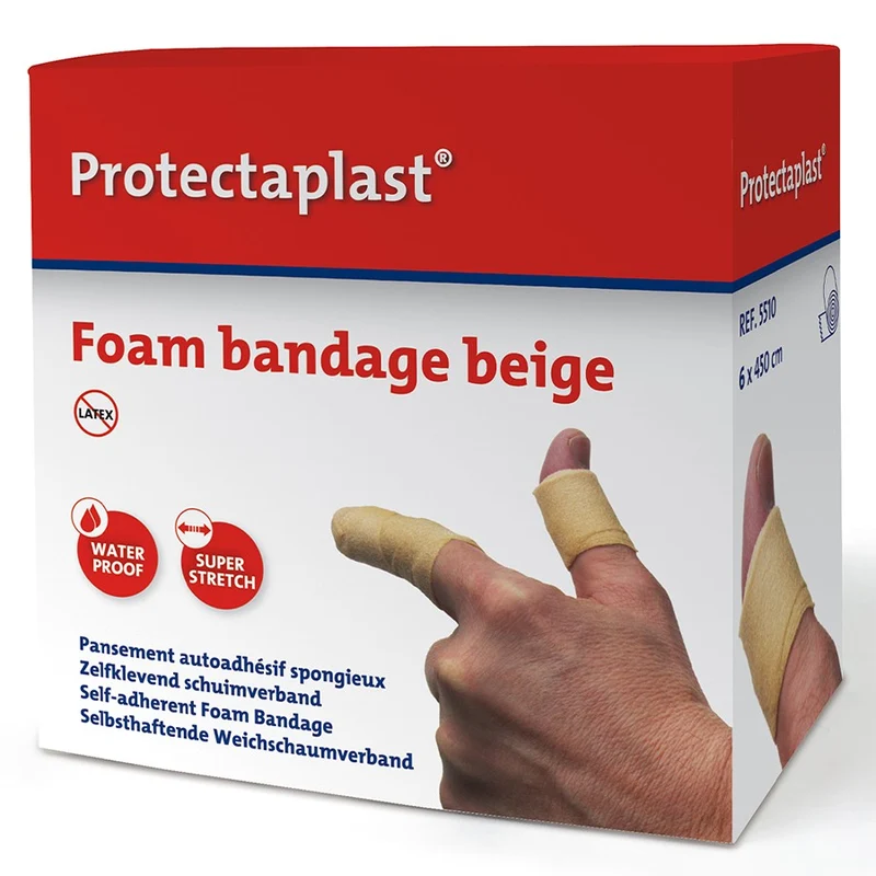 Benda elastica coesiva PROTECTAPLAST 6 cm x 4,5 metri - color Pelle