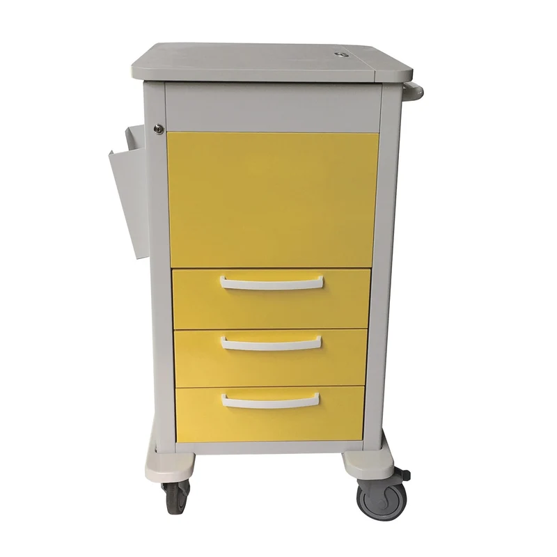 Carrello Giro Visite I-MEDIK Hospital - 1 Vano Portalastre/Cartelle sospese + 3 Cassetti