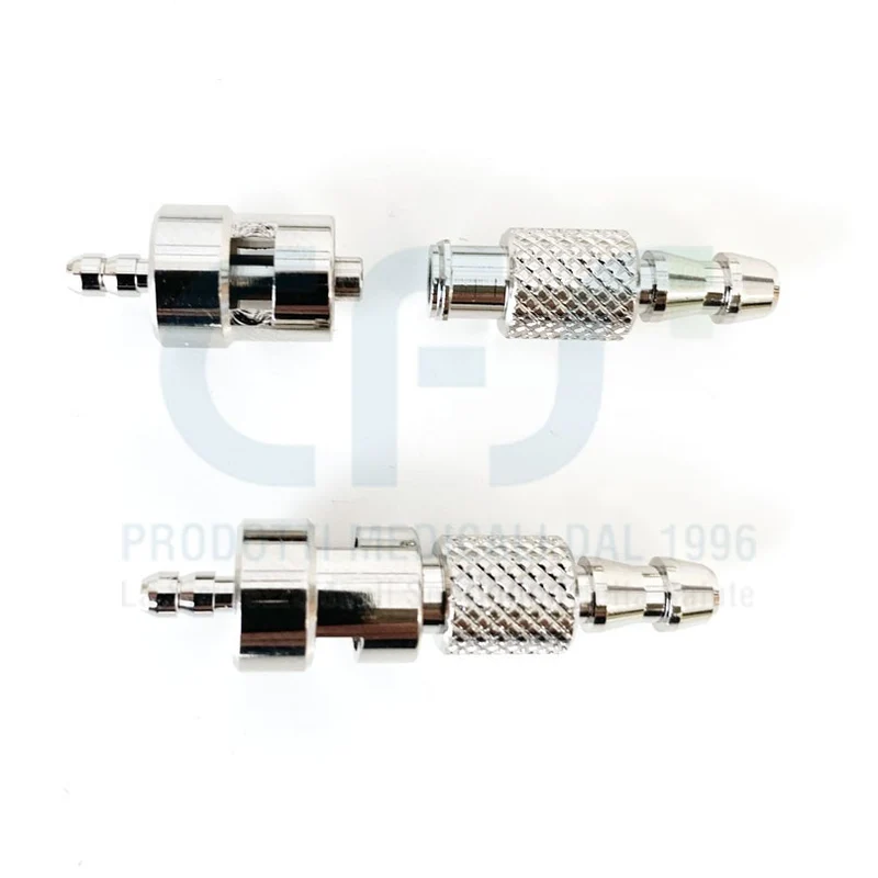 Connettore metallico a baionetta per bracciali (conf. 10 pz.)