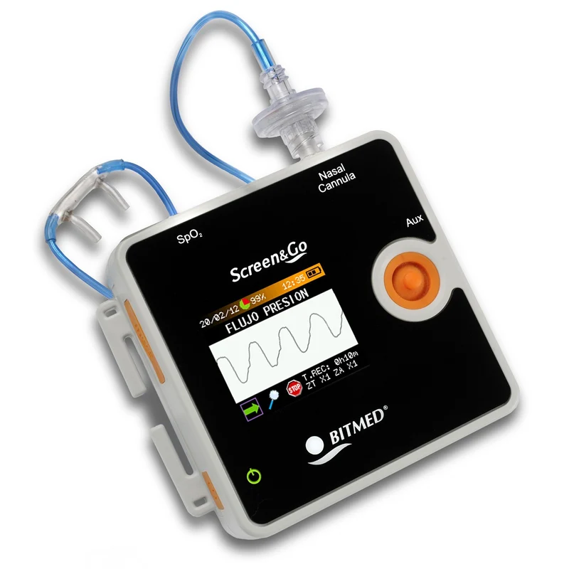 Poligrafo respiratorio New Screen&Go + Software BITMEDLab (screening delle OSAS) – Conf. B a 7 canali