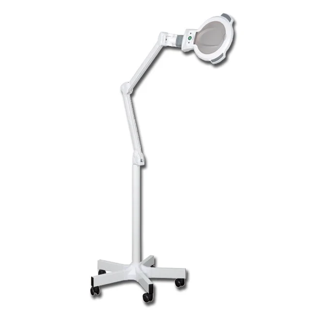 Lampada con lente a LED Dermaled su piantana con ruote