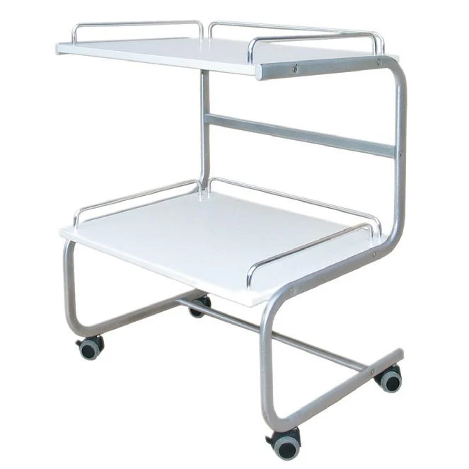 Carrello a 2 ripiani verniciato - cm 50x60x80H