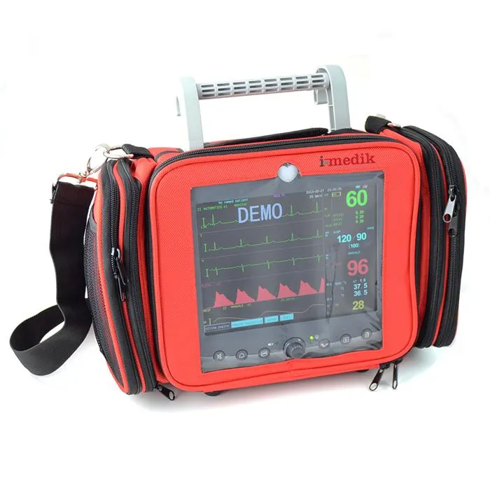 Monitor multiparametrico I-MEDIK G3 Rescue + Stamp.- SpO2, NIBP, ECG (7 deriv.) e TEMP + Safe Kit OMAGGIO!