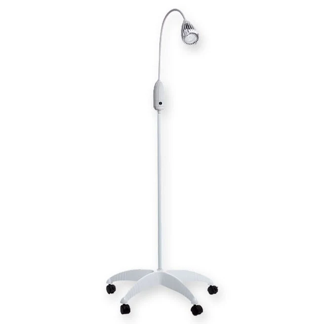 Lampada a luce fredda LED LUXIFLEX su piantana con ruote