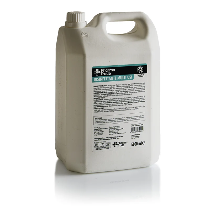 Disinfettante MULTIUSI per superfici e oggetti - Tanica 5000 ml