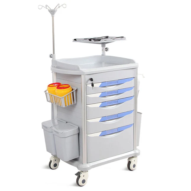 Carrello Emergenza GIMA NEO PLUS - 5 cassetti