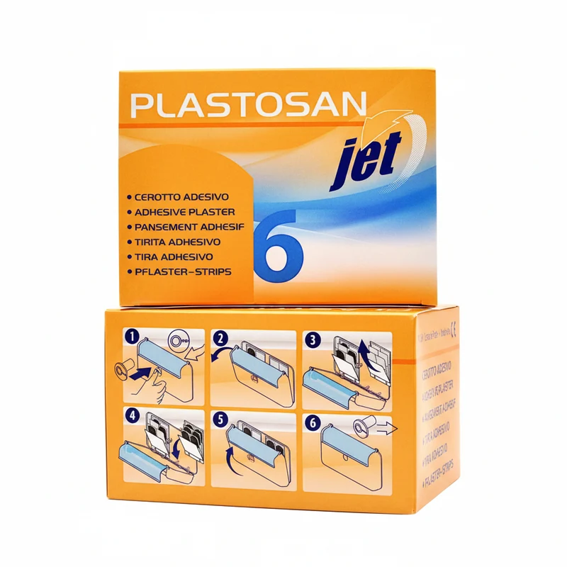 Ricarica Dispenser BOLERO - Plastosan Jet Strips in TNT 19 x 72 mm (6 x 42 pz)
