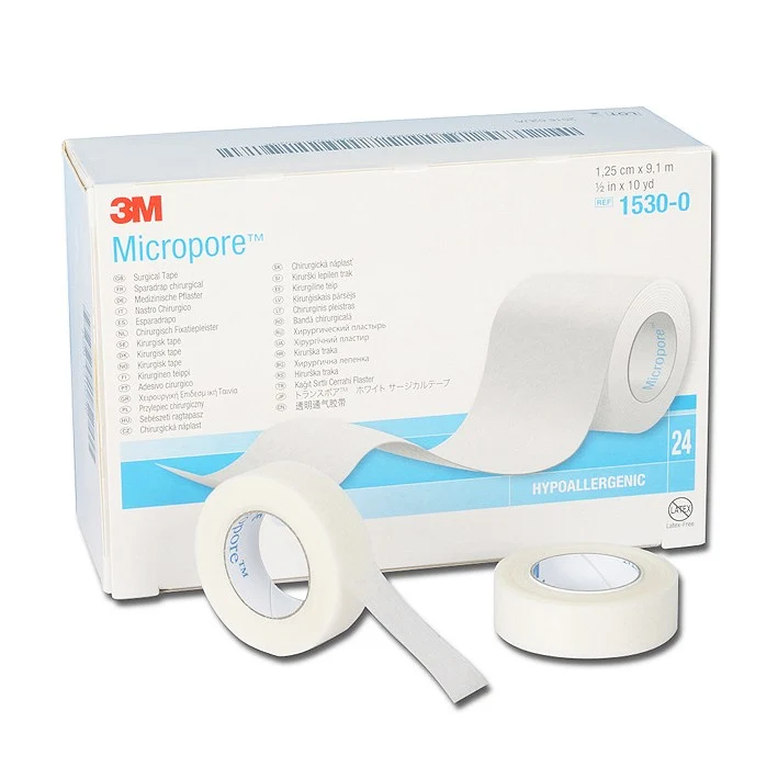 Cerotto in TNT 3M MICROPORE cm 1,3 x mt. 9,14 - 1530-0 (conf. 24 pz.)