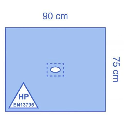 Telo chirurgico OPS Essential HP con foro adesivo - cm 75x90 sterile