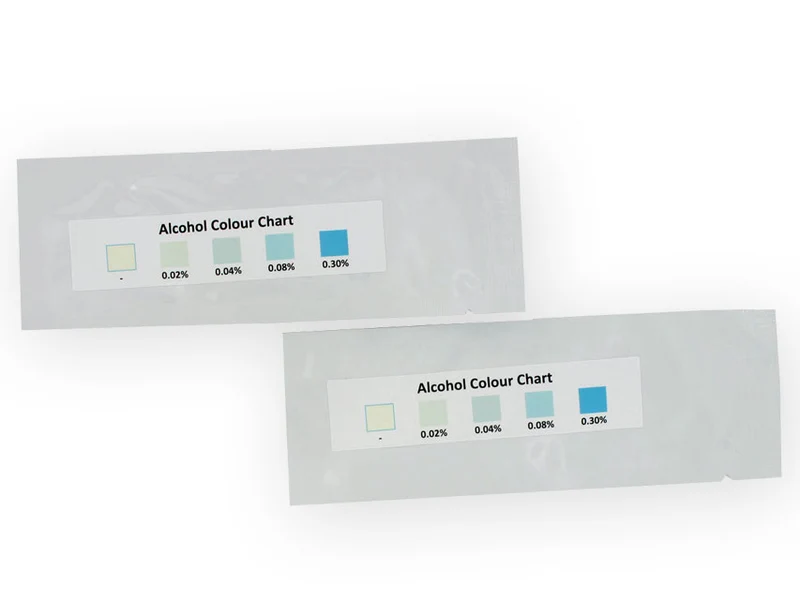 Test alcolimetrico su striscia (conf. 25 test)
