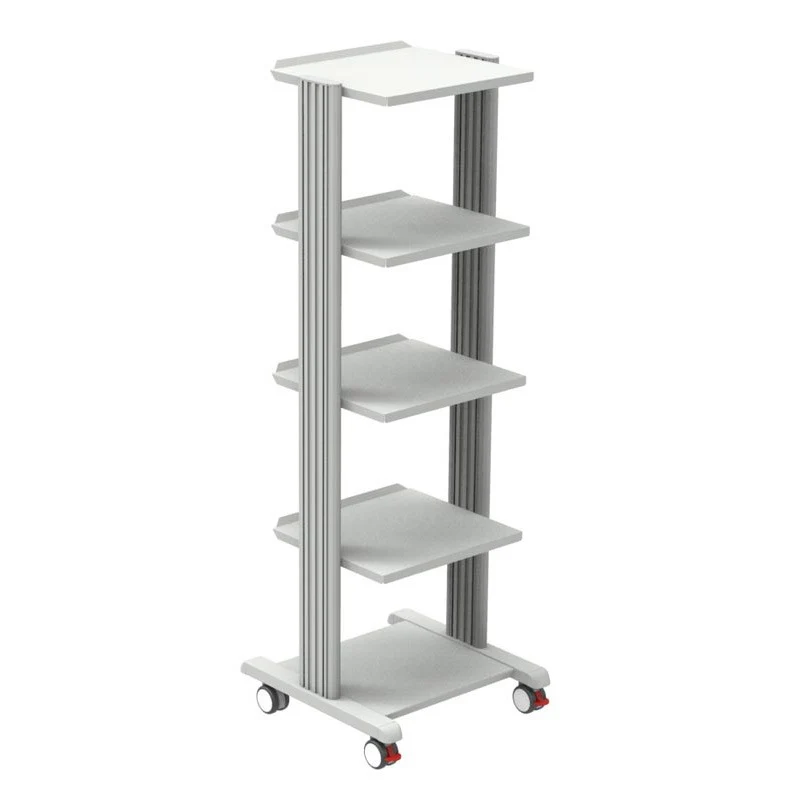 Carrello in alluminio SMART - 5 ripiani mm 360 x 400