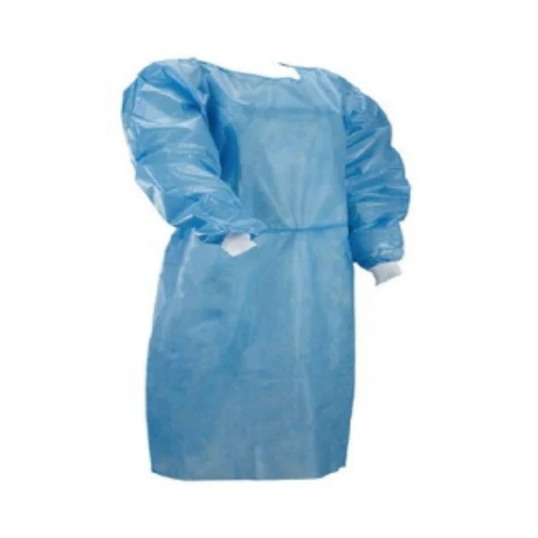 Camice monouso in TNT Azzurro SB40 g/m2 - non sterile