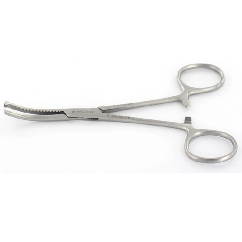 Pinza Kocher curva cm 16