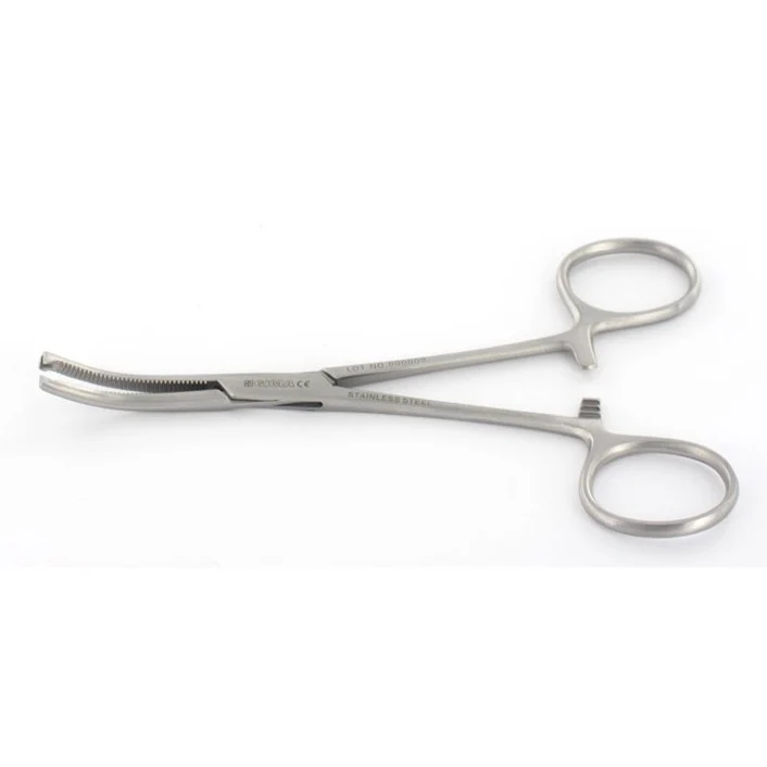 Pinza Kocher curva cm 14