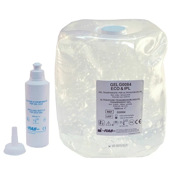 Gel per Ultrasuoni e Luce Pulsata incolore FIAB G0084 - Sacca da 5 litri