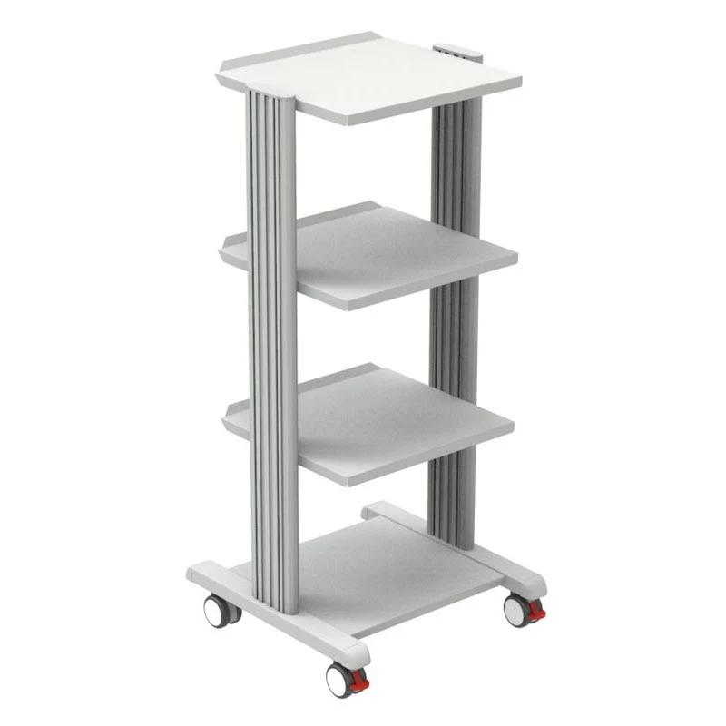 Carrello in alluminio SMART - 4 ripiani mm 360 x 400