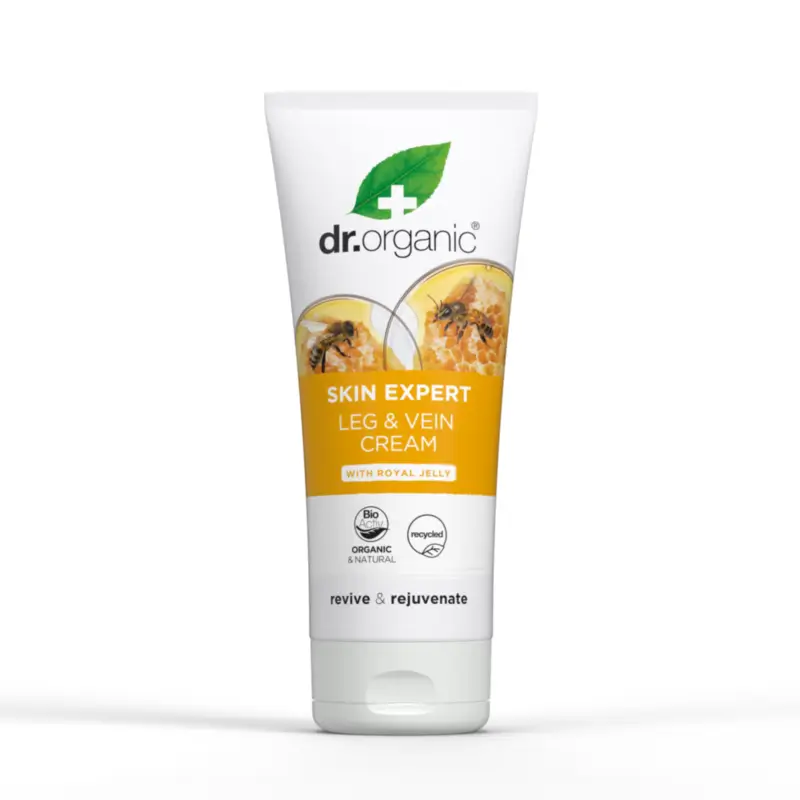 Dr.Organic Skin Expert Light Legs Cream with Royal Jelly, 200 ml
