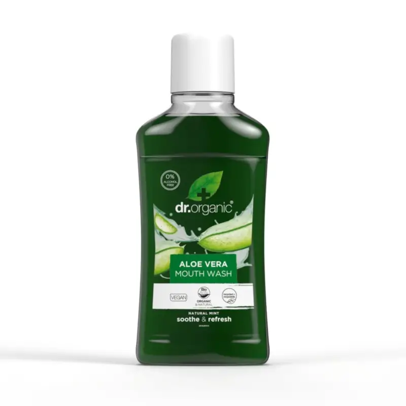 Dr.Organic Aloe Vera Mouthwash, 500 ml
