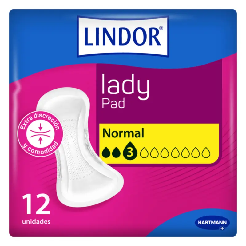 Lindor Lady Pad Normal 3 Drops