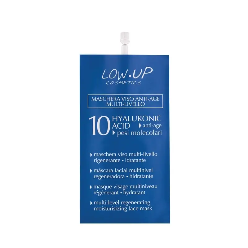 Low Up Hyaluronic Acid 10 Anti-Ageing Face Mask, 20 ml