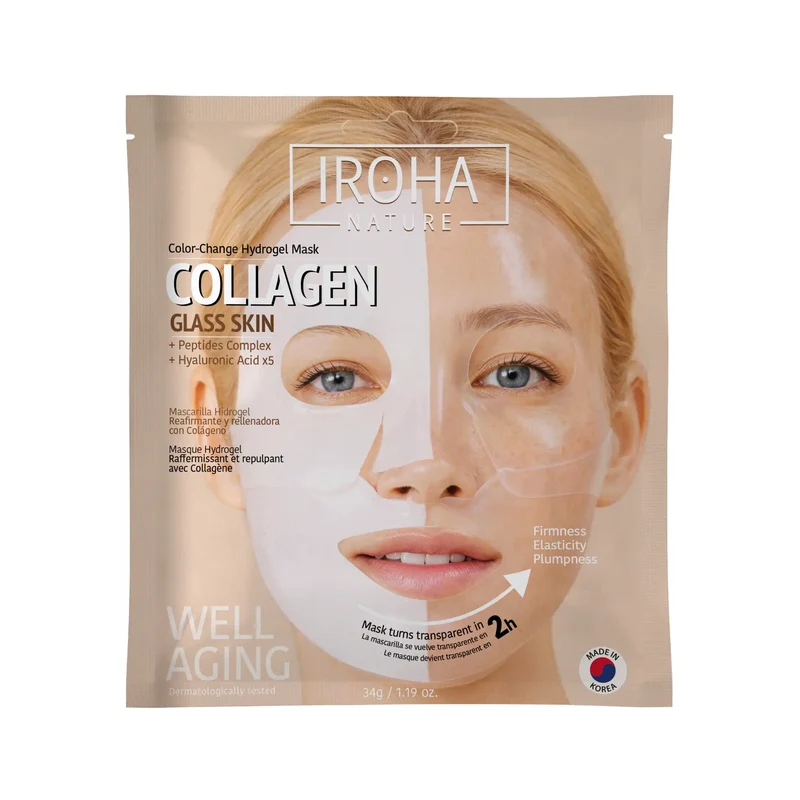 Iroha Nature Iroha Nature Glass Skin Hydrogel Mask With Collagen, 2 g