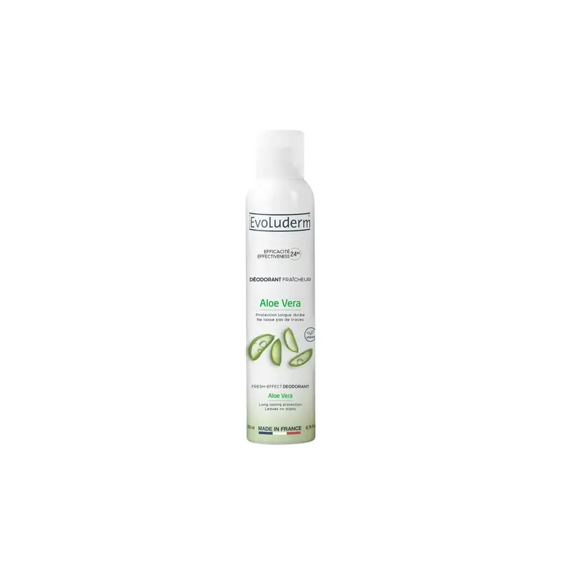 Evoluderm Aloe Vera Deodorant 24H, 200 ml