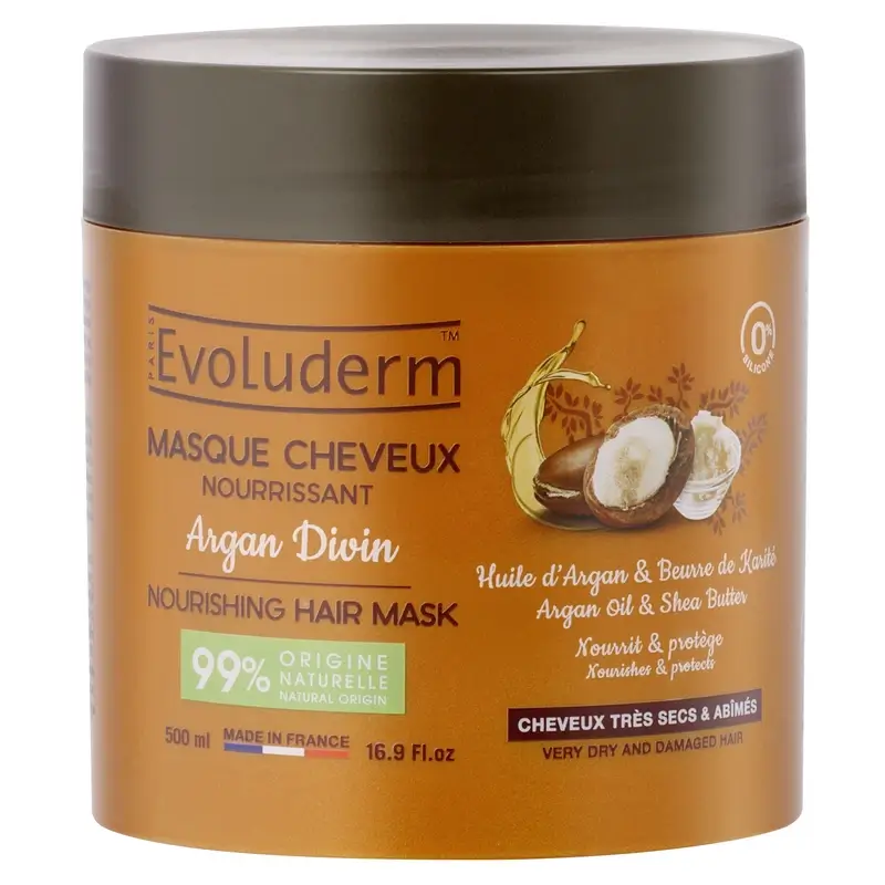 Evoluderm Argan Divin Hair Mask, 500 ml