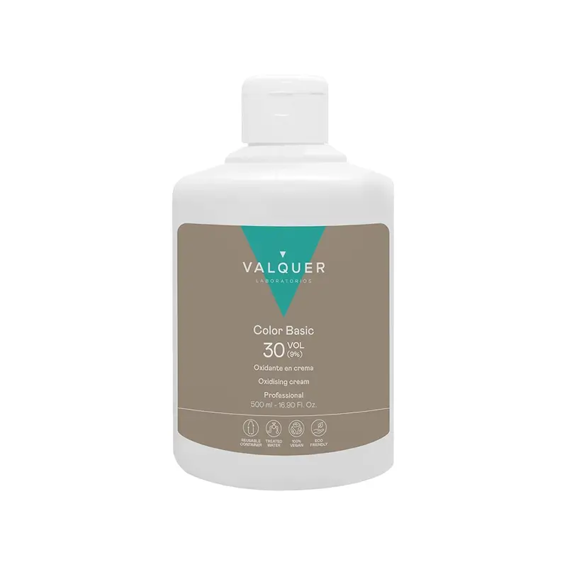 Valquer Agua Oxigenada 30 Vol (9%) - Professional Hair Oxidant , 500 ml
