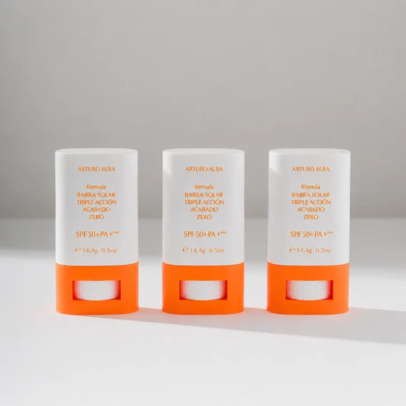 Arturo Alba Formula Triple Action Sunstick Finish Zero 50+Spf 14, 4G , pack 3