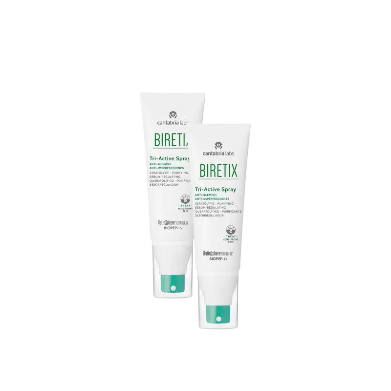 Biretix Triactive Spray, Pack of 2 x 100 ml