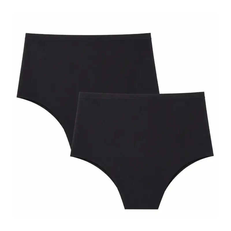 Enna Incontinence Women's High Waist 40 Ml Absorption, Size XL, Black Pack 2 Units