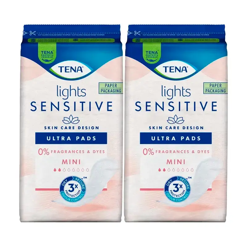 TENA Lights sensitive Mini Ultra 2 X 20 pieces - menopause recommended