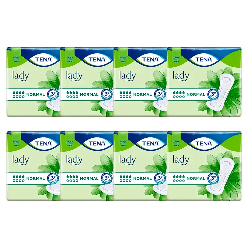 TENA Lady Normal Pack, 8 X 24 Units