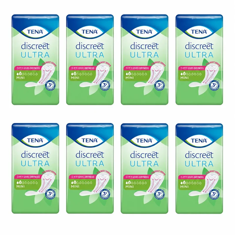 TENA Discreet Mini Pack, 8 X 20 pcs.