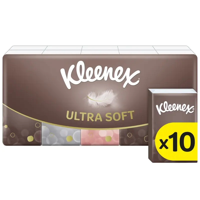 Kleenex Ultrasoft Mini Tissue Pocket , 10 pcs.