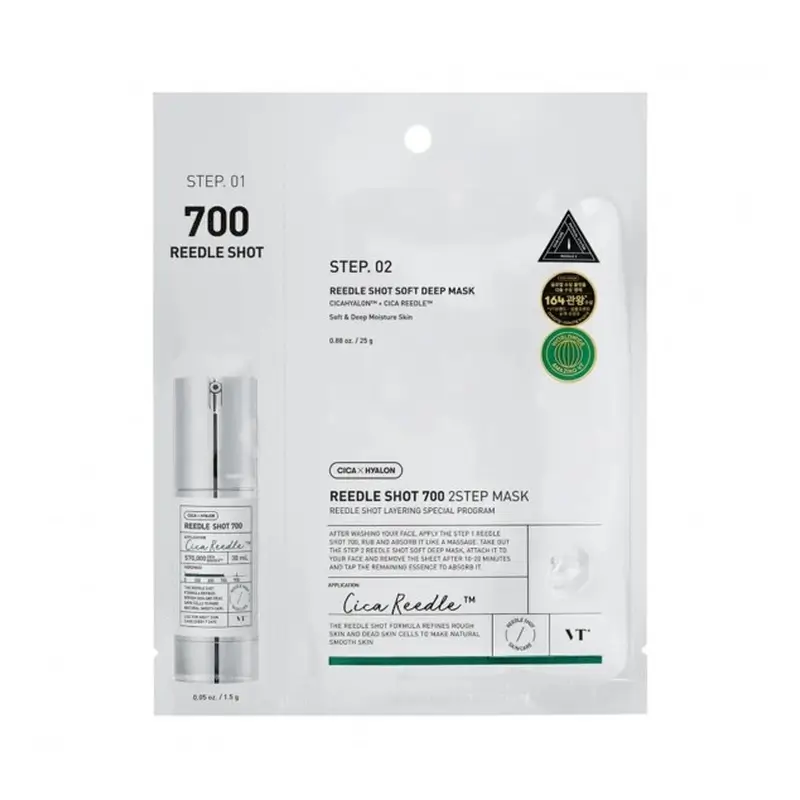 Vt Cosmetics Vt Reedle Shot 700 2-Step Mask , 21,5 gr